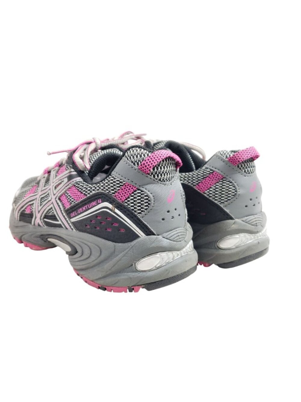 Asics Gel-Venture-4 Womens Size 9 Running Shoes Gray Pink - Picture 4 of 9